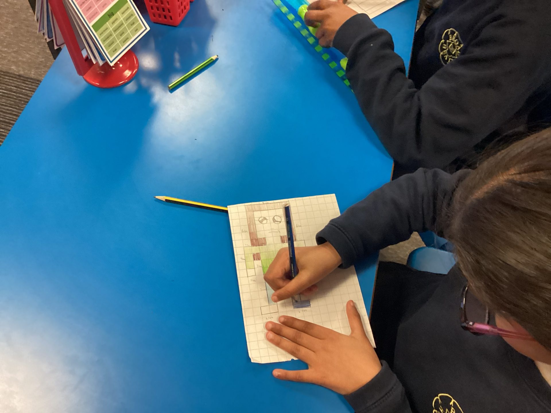 Creating Perimeter People in 3 Blue – Broad Heath Primary School