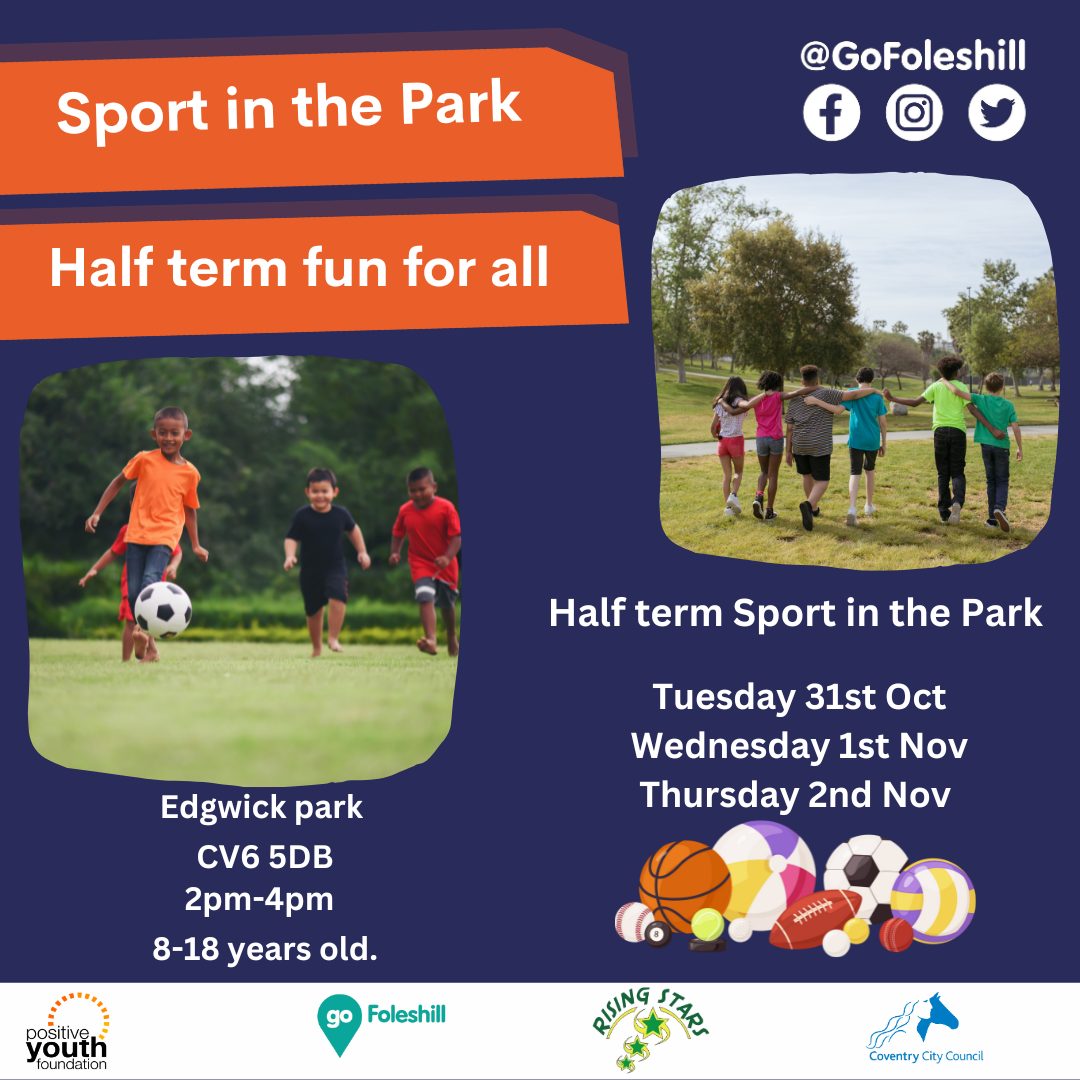 Half Term Activities with Go Foleshill – Broad Heath Primary School