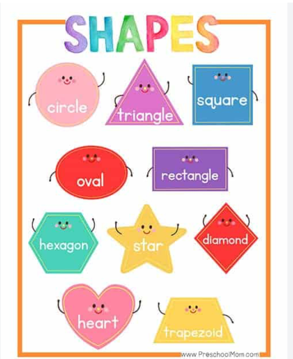 1 RED’S Shape week